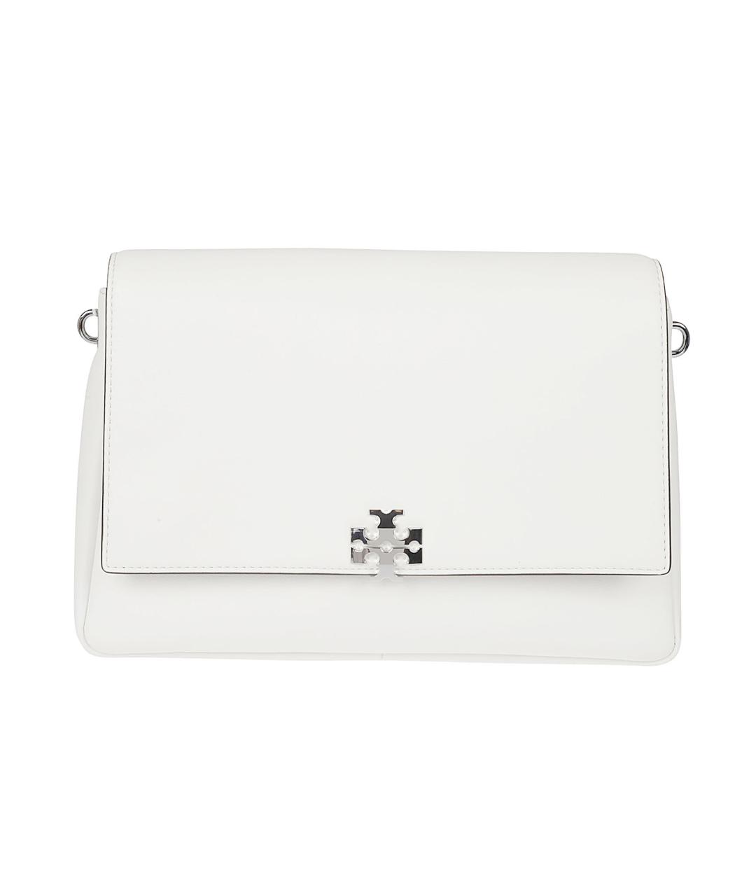 TORY BURCH Белая кожаная сумка через плечо, фото 1