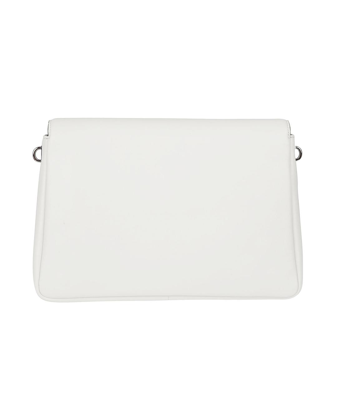 TORY BURCH Белая кожаная сумка через плечо, фото 2