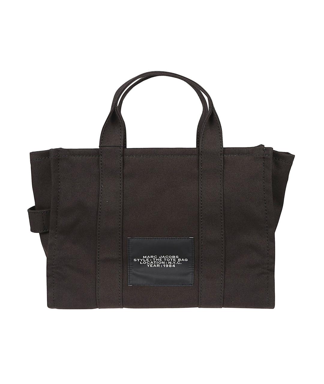 MARC JACOBS Черная хлопковая сумка тоут, фото 2