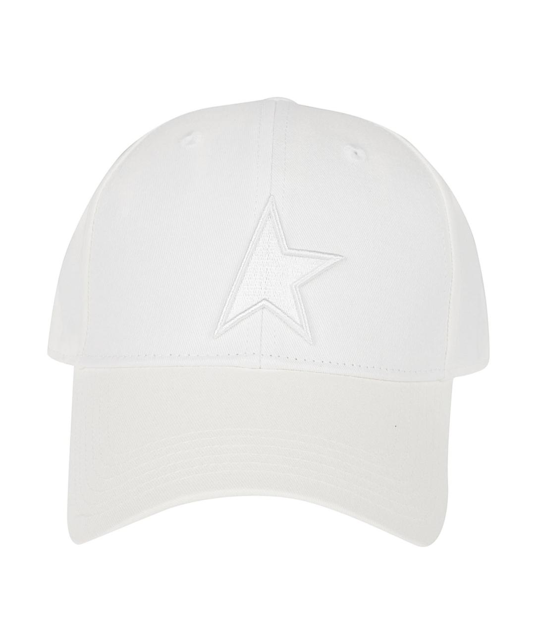 GOLDEN GOOSE DELUXE BRAND Белая хлопковая кепка/бейсболка, фото 1
