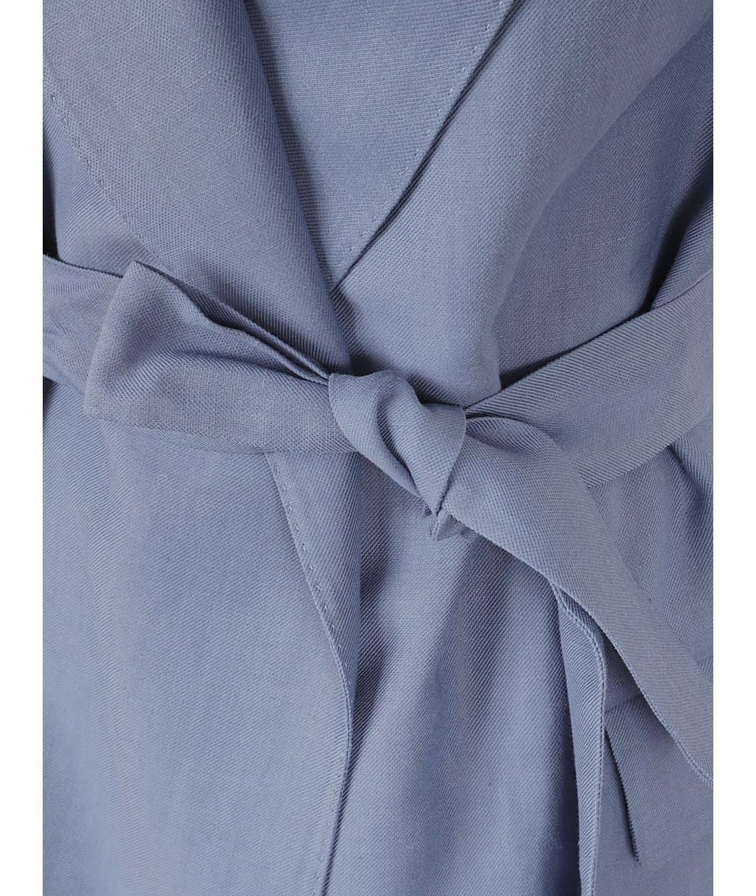 BRUNELLO CUCINELLI Голубой вискозный жилет, фото 2