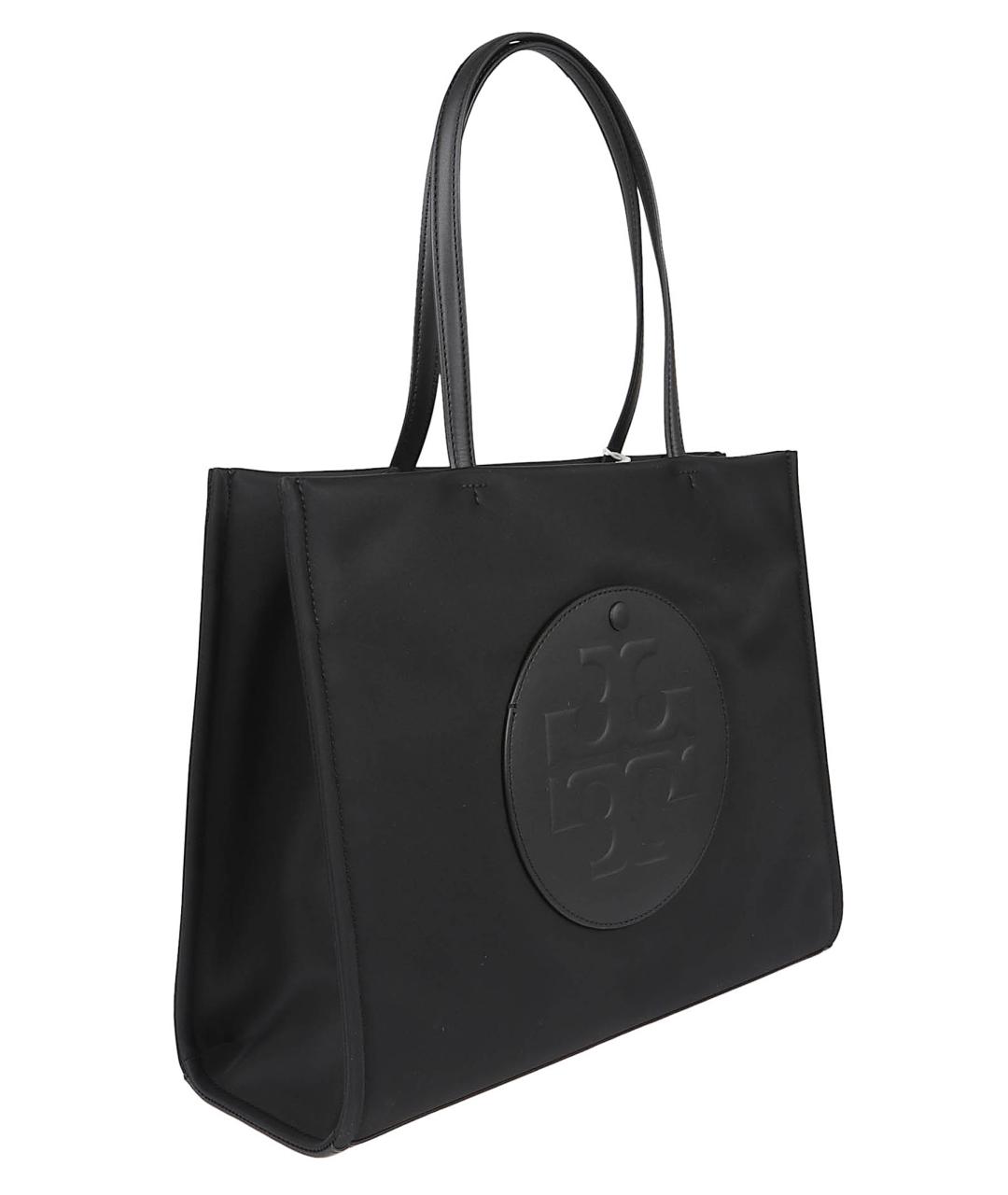 TORY BURCH Черная тканевая сумка тоут, фото 3