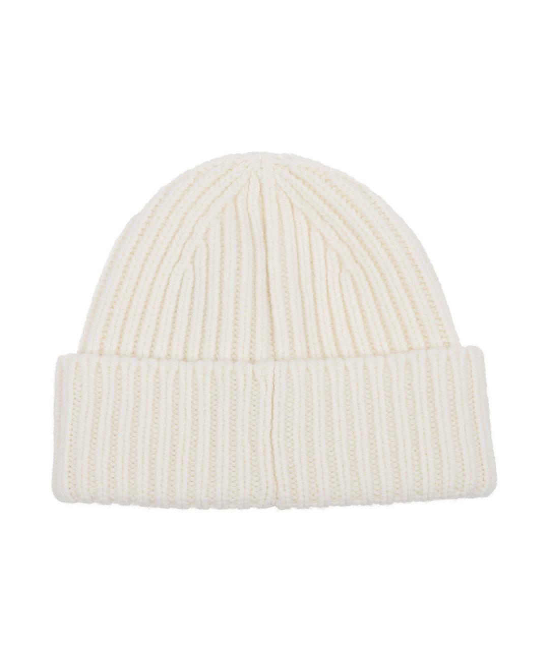 GOLDEN GOOSE DELUXE BRAND Белая шерстяная шапка, фото 2