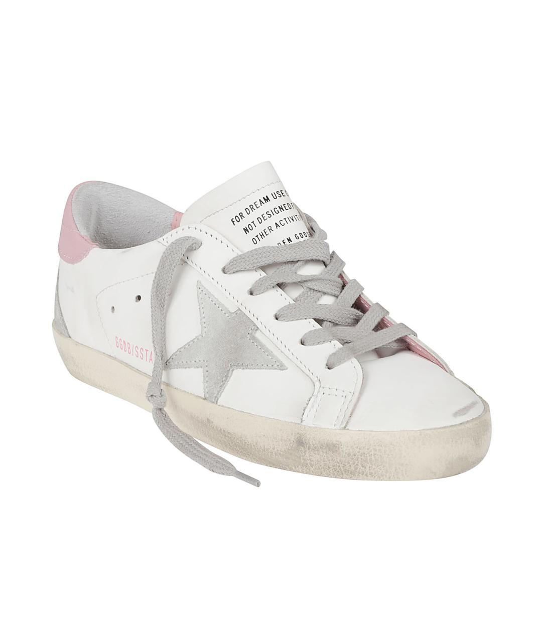 GOLDEN GOOSE DELUXE BRAND Белые кожаные кеды, фото 2