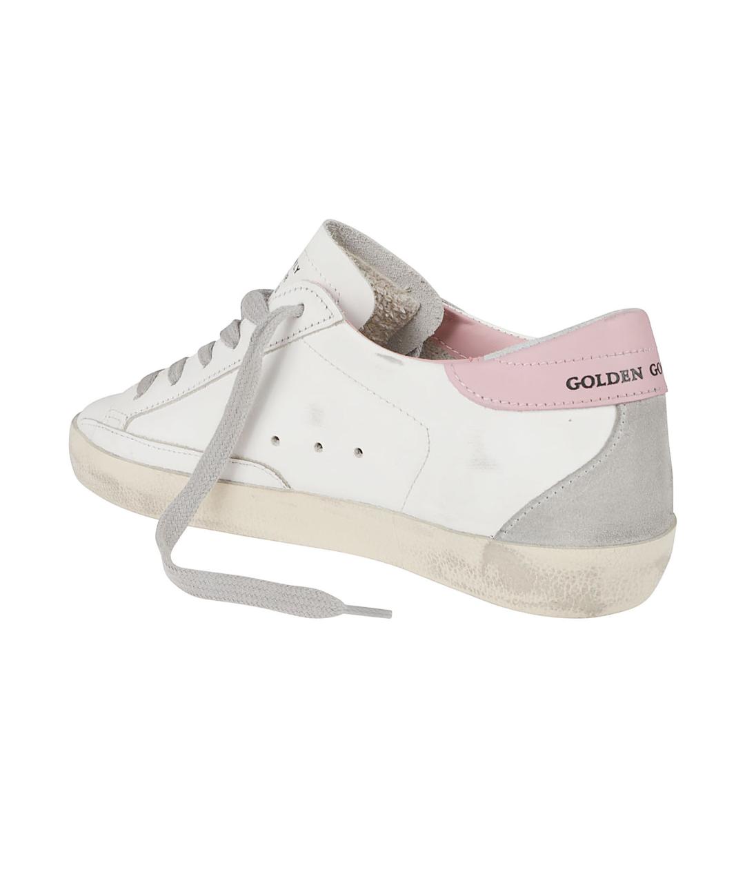 GOLDEN GOOSE DELUXE BRAND Белые кожаные кеды, фото 3