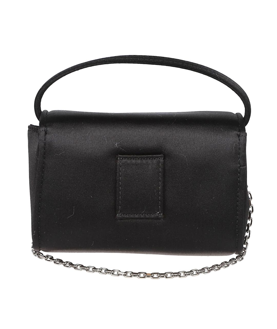 ROGER VIVIER Черная тканевая сумка через плечо, фото 2