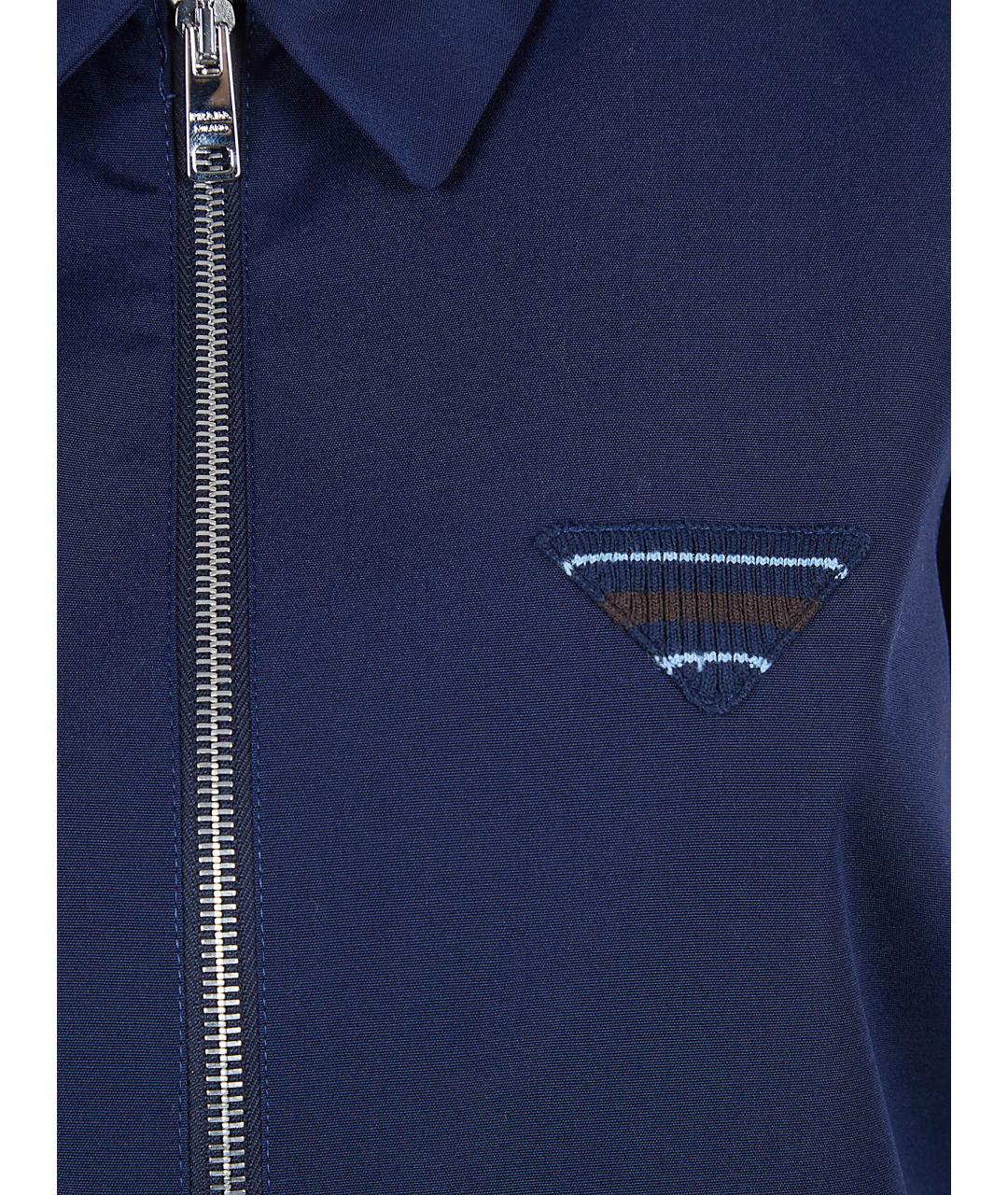 PRADA Синее полиэстеровое повседневное платье, фото 3