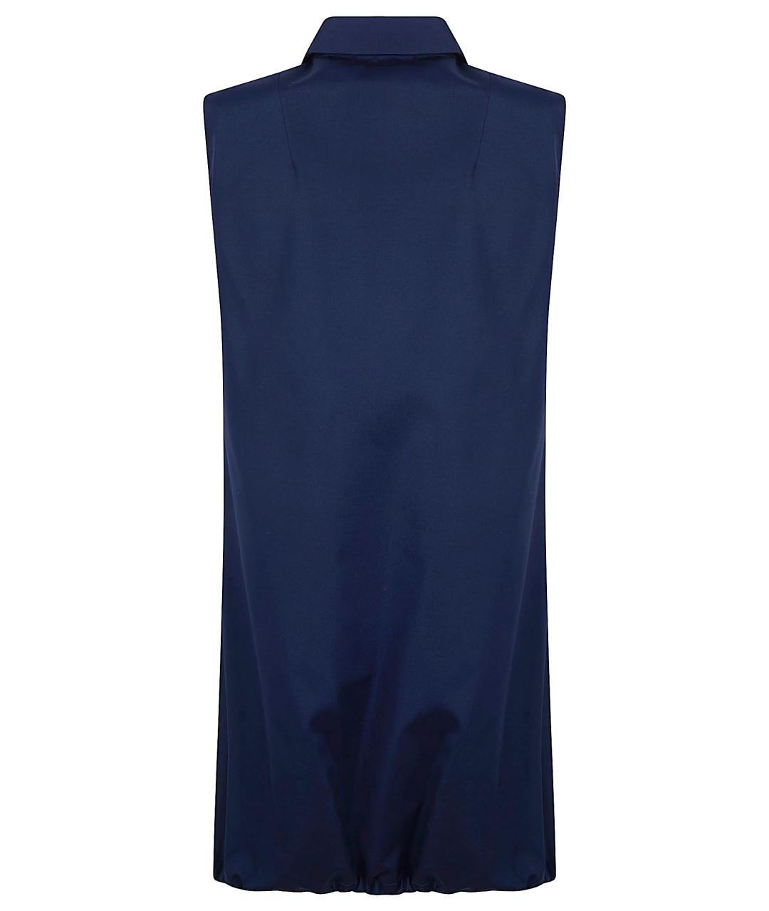 PRADA Синее полиэстеровое повседневное платье, фото 2