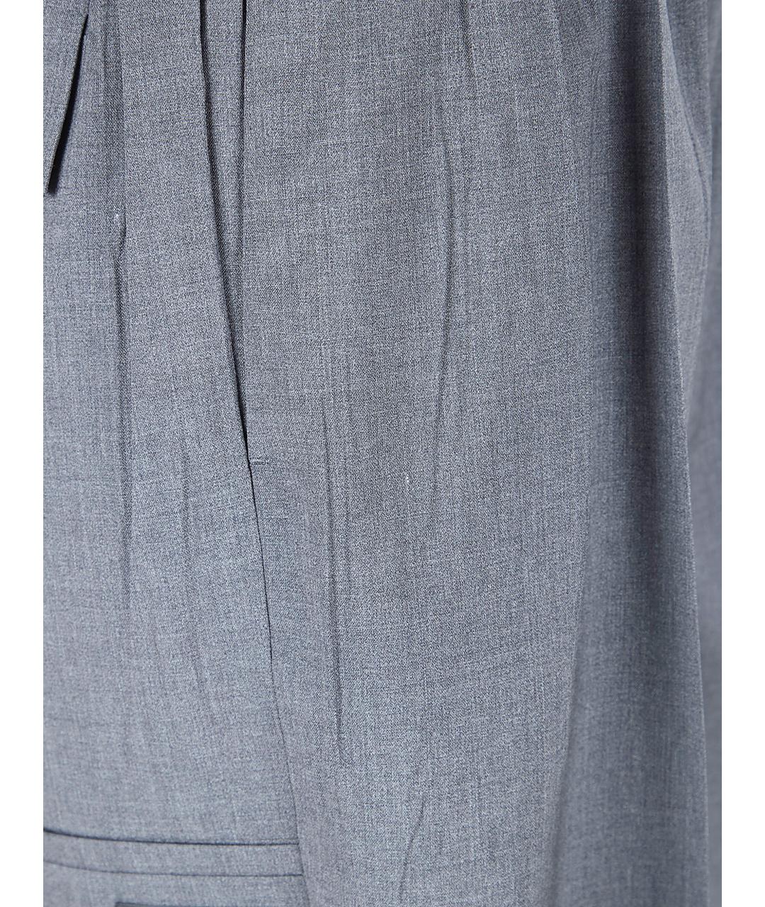 PRADA Серые шерстяные шорты, фото 3