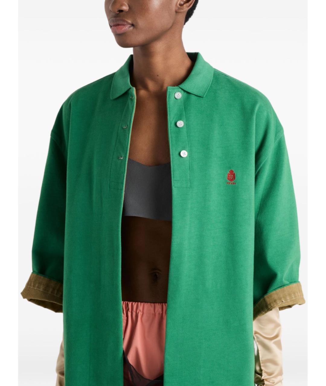 PRADA Зеленая куртка, фото 6
