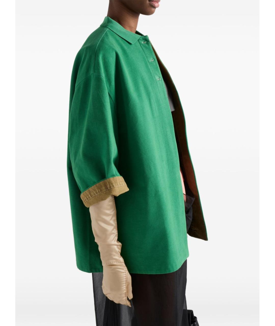 PRADA Зеленая куртка, фото 3