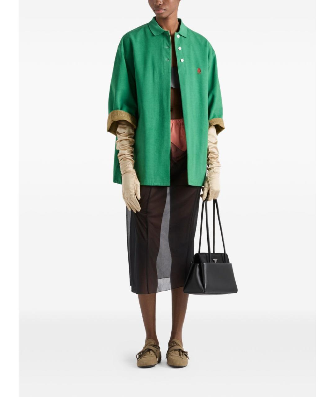 PRADA Зеленая куртка, фото 4