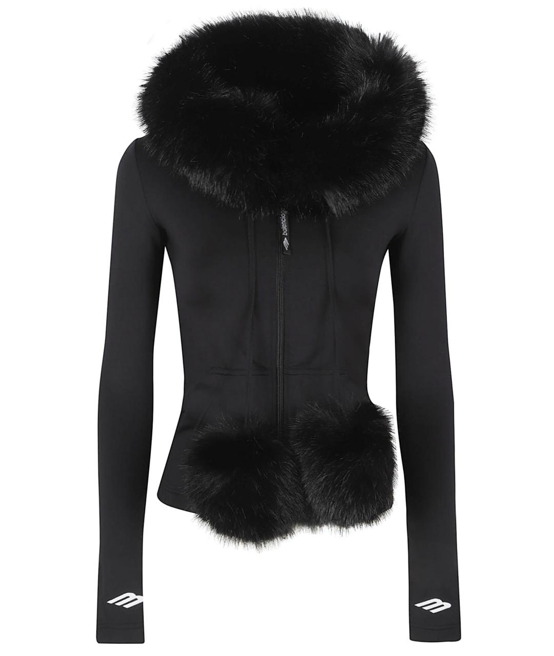 BALENCIAGA Черная полиамидовая куртка, фото 1