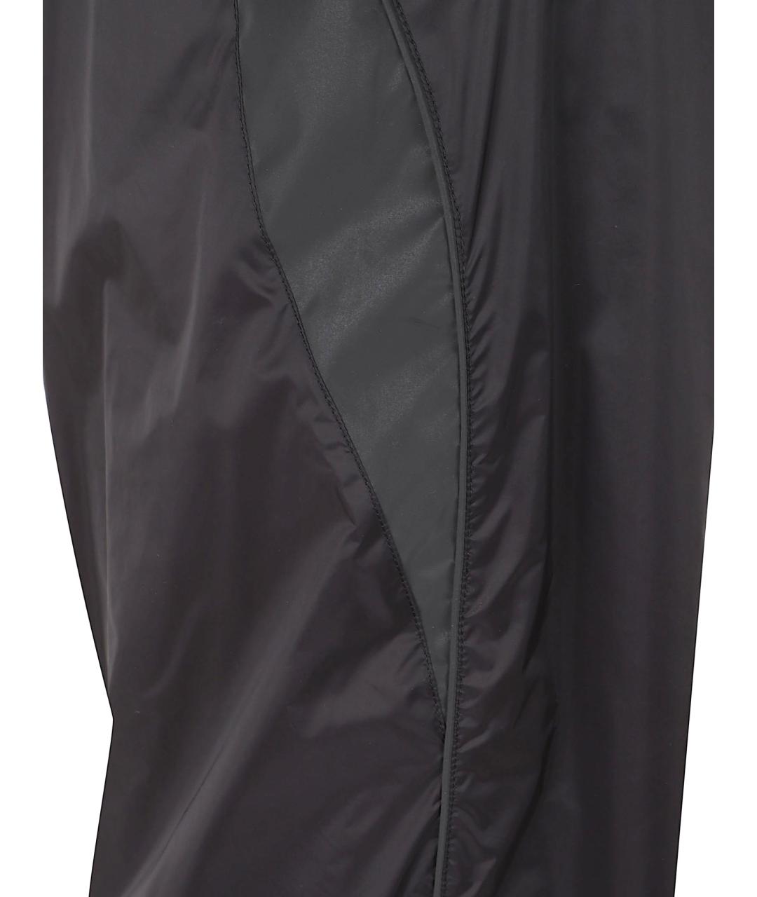 BALENCIAGA Черные полиамидовые повседневные брюки, фото 2