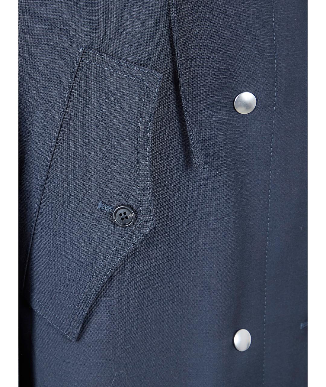 PRADA Синяя шерстяная парка, фото 3