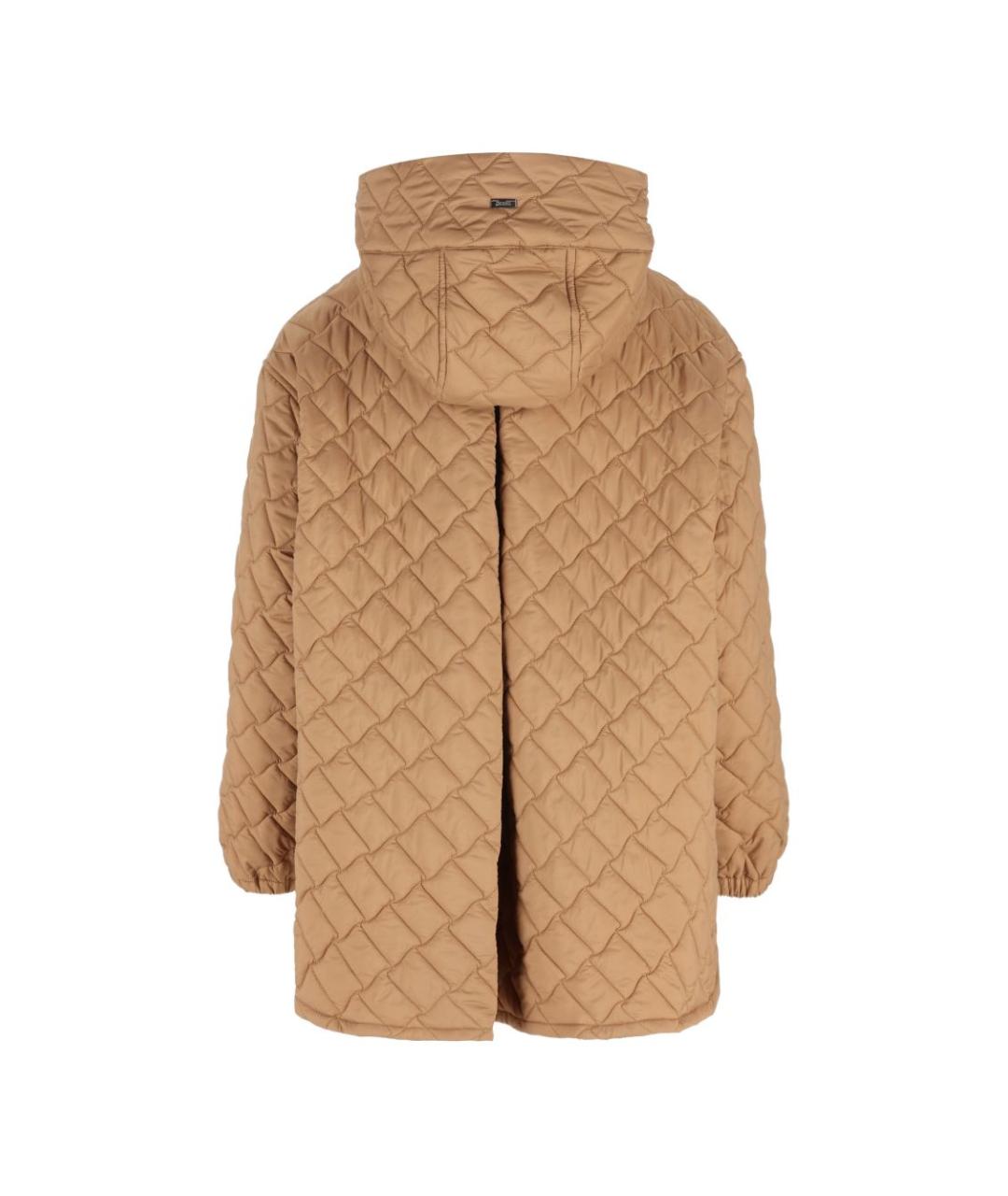HERNO Бежевая полиамидовая куртка, фото 2