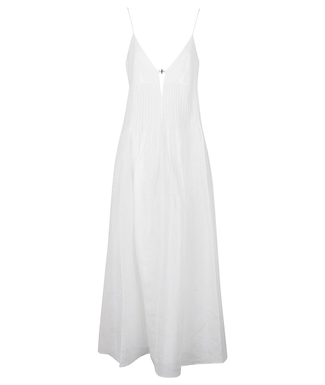 TORY BURCH Белое льняное повседневное платье, фото 1