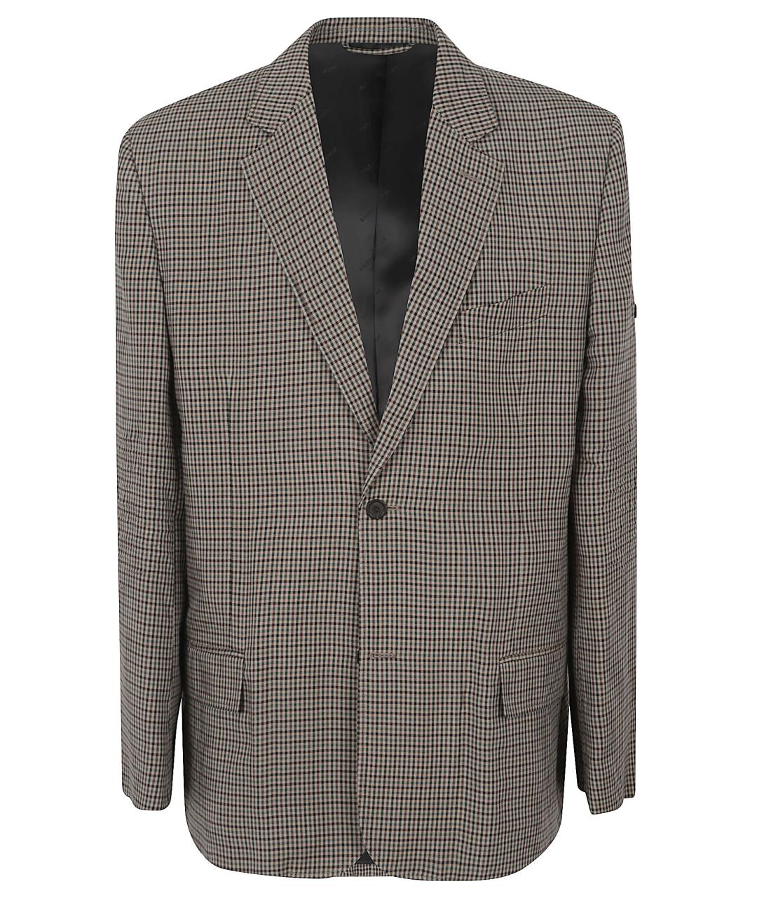 BALENCIAGA Коричневый пиджак, фото 1