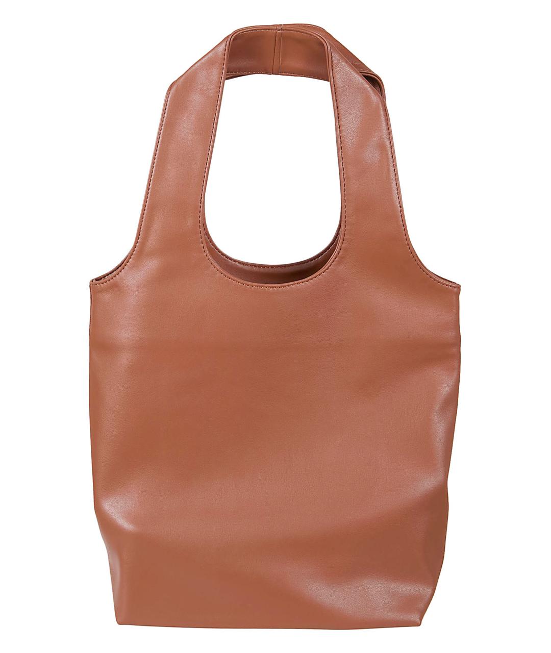 A.P.C. Коричневая сумка тоут из искусственной кожи, фото 3