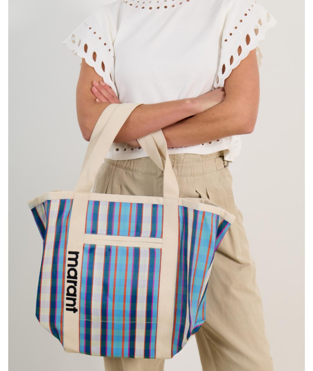 ISABEL MARANT Синяя сумка тоут, фото 3