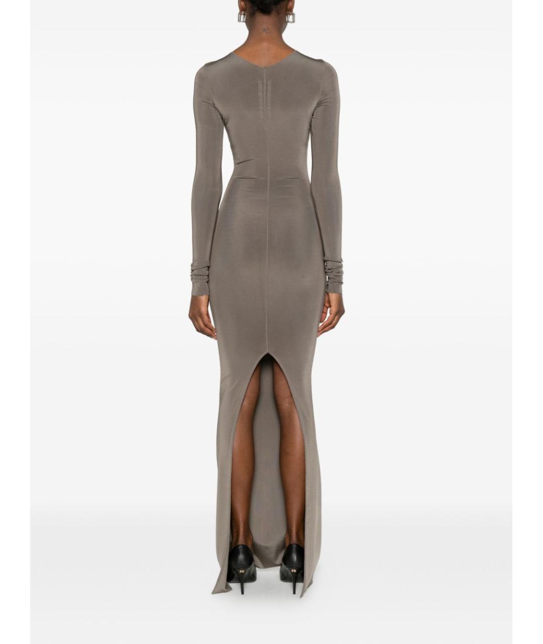 RICK OWENS Серое повседневное платье, фото 3
