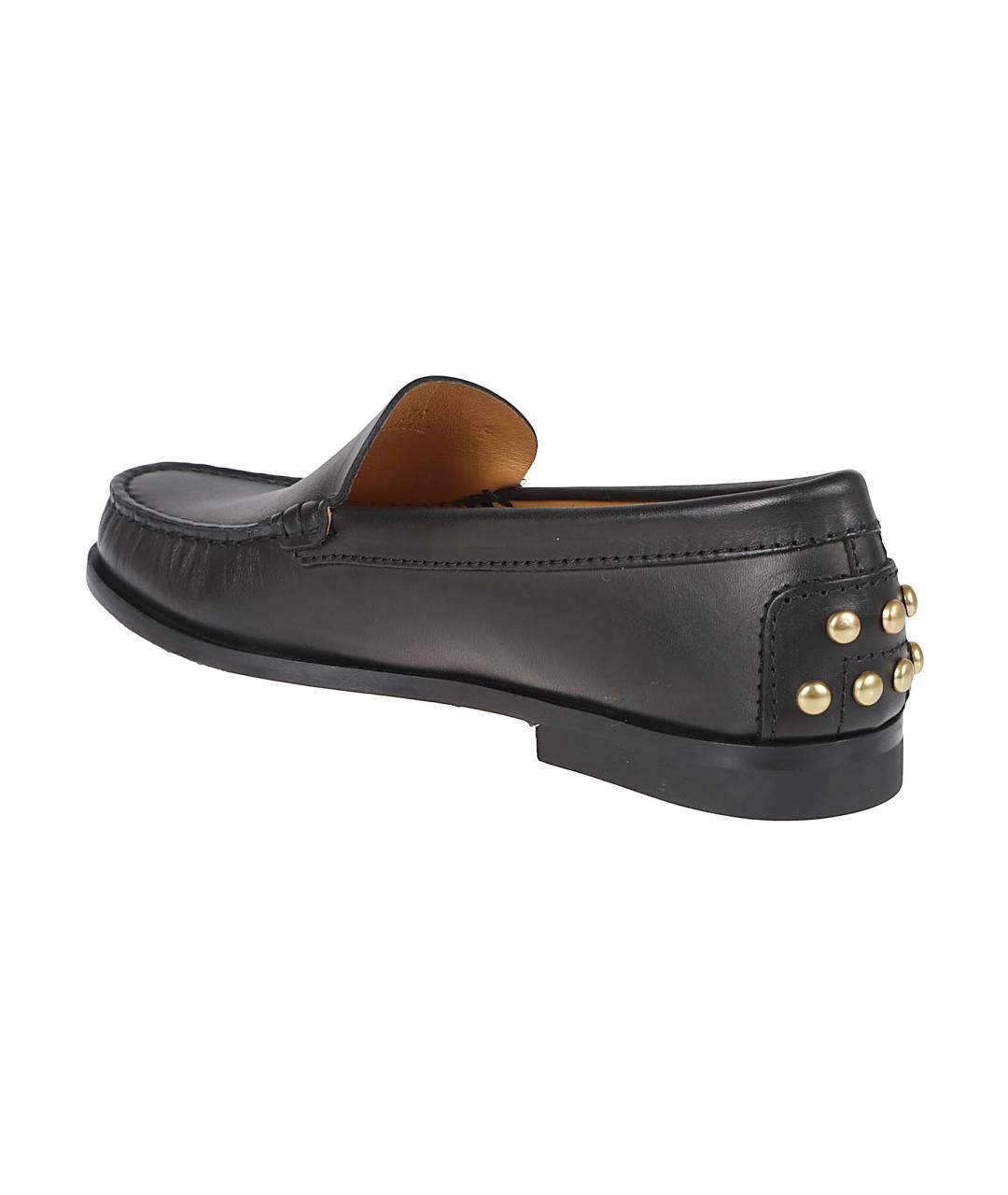 TOD'S Черные кожаные лоферы, фото 3