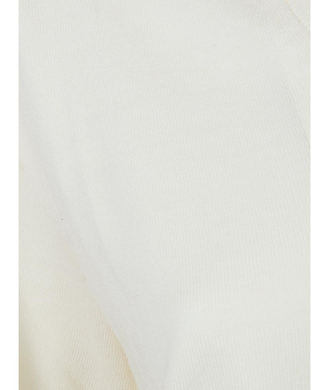 FABIANA FILIPPI Белый шерстяной джемпер / свитер, фото 3