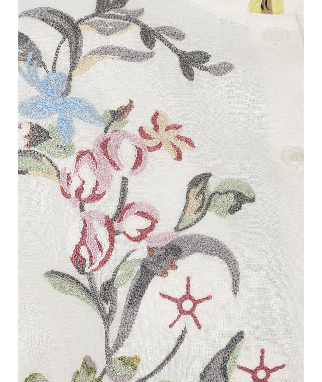 VALENTINO Мульти льняная рубашка, фото 2