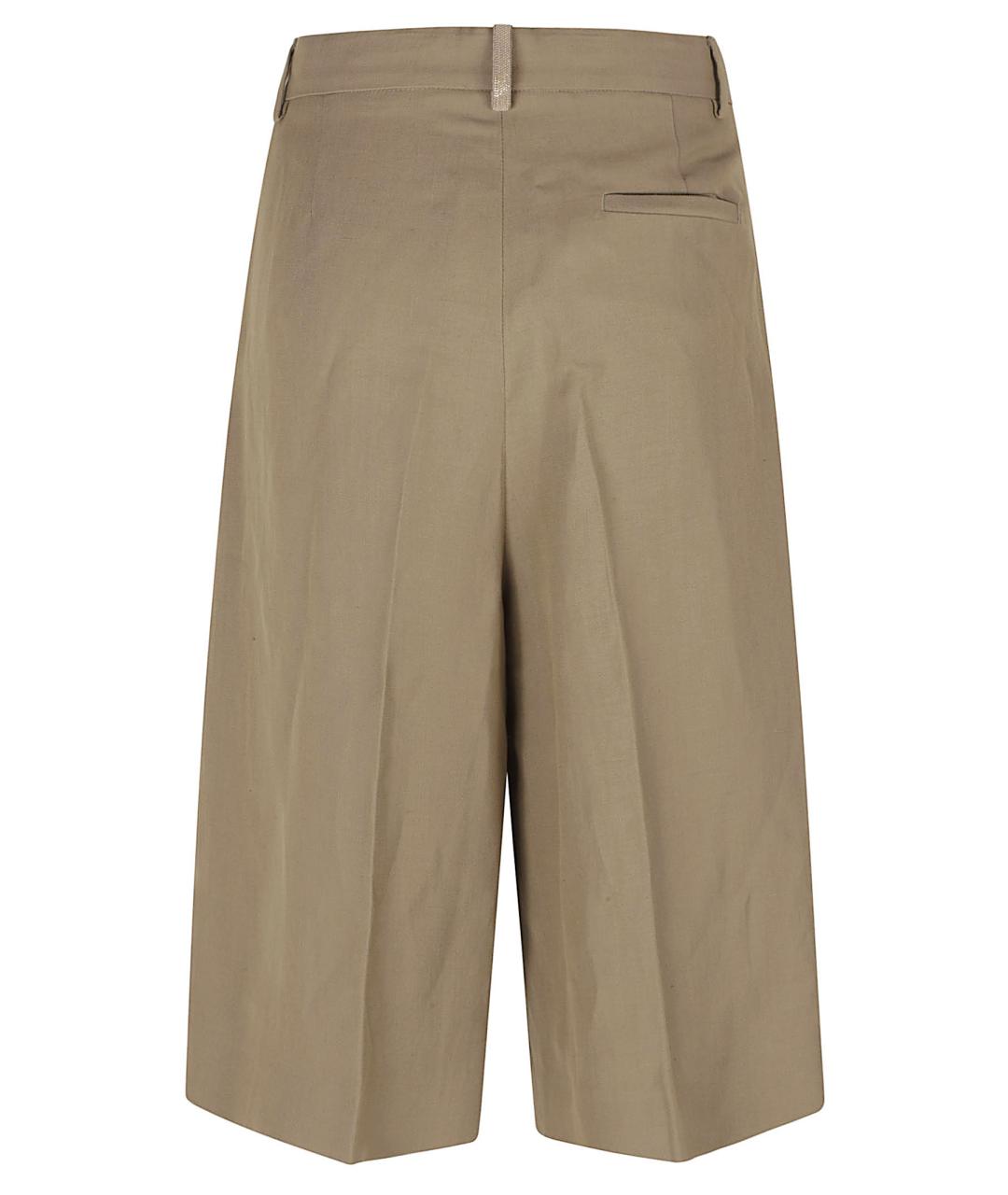 FABIANA FILIPPI Бежевые вискозные шорты, фото 3