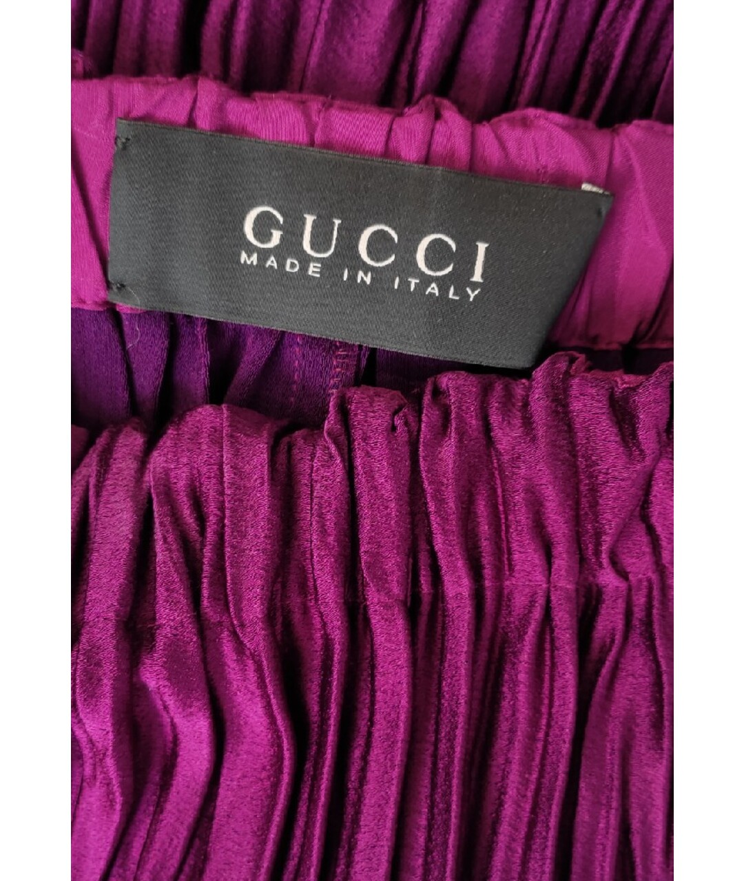 GUCCI Фиолетовая юбка миди, фото 4