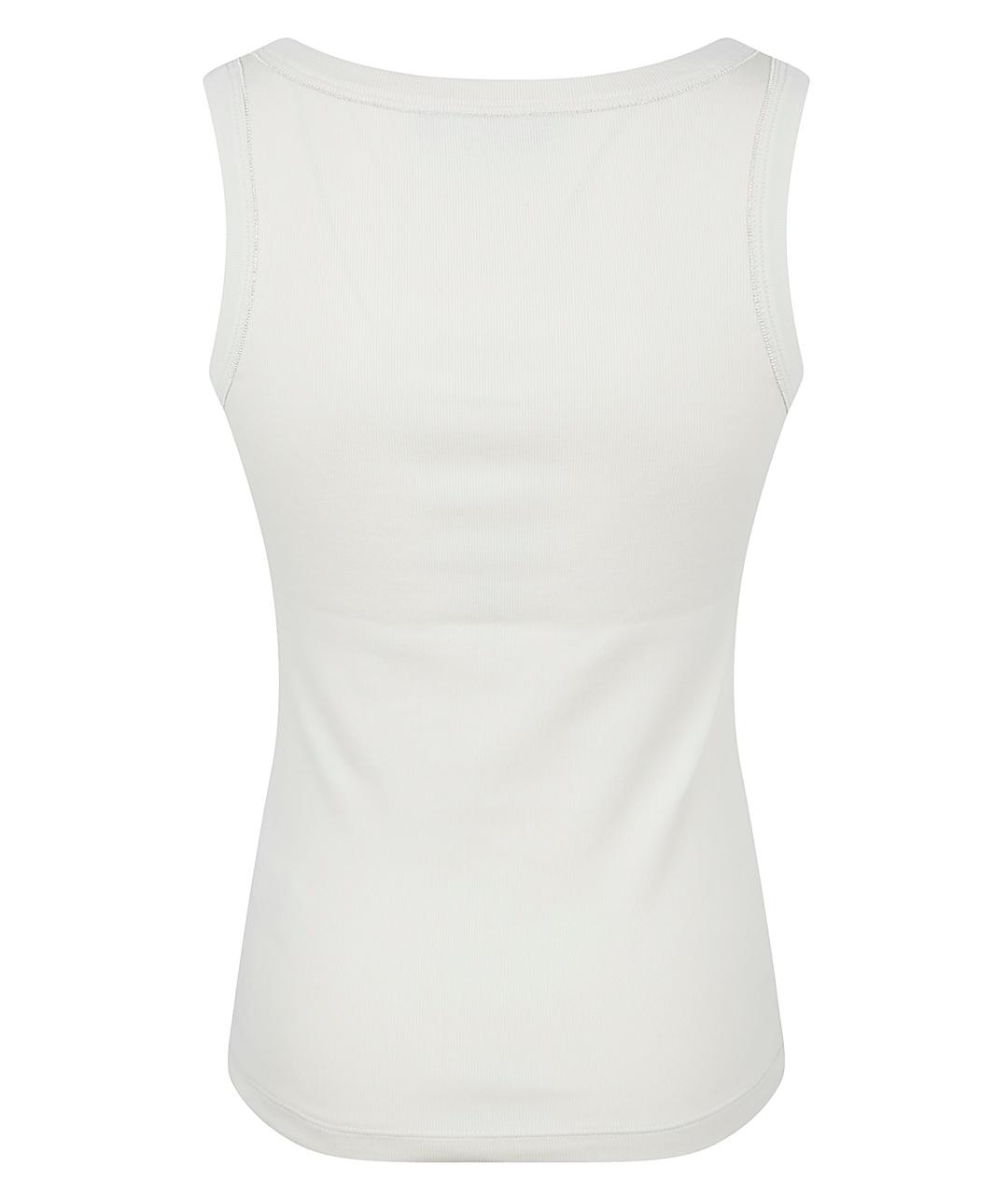 FABIANA FILIPPI Белая хлопковая майка, фото 2