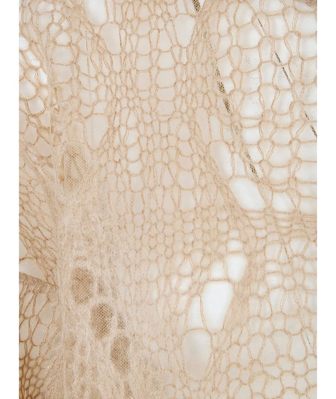 FABIANA FILIPPI Бежевый шерстяной кардиган, фото 3