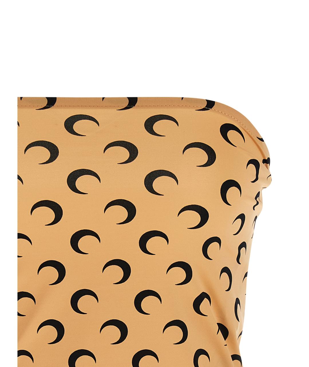 MARINE SERRE Бежевая полиамидовая майка, фото 3