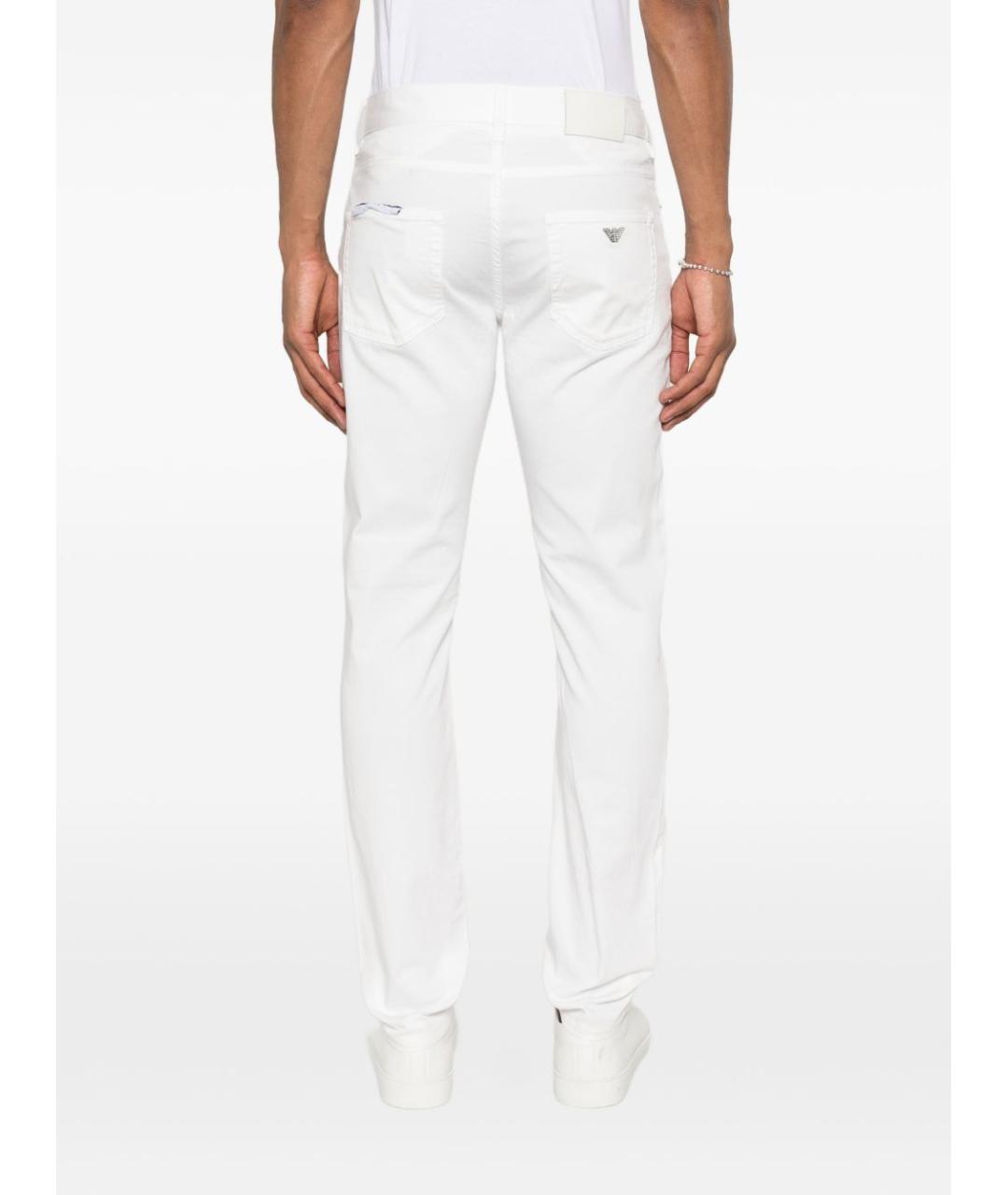 EMPORIO ARMANI Хлопковые прямые джинсы, фото 2