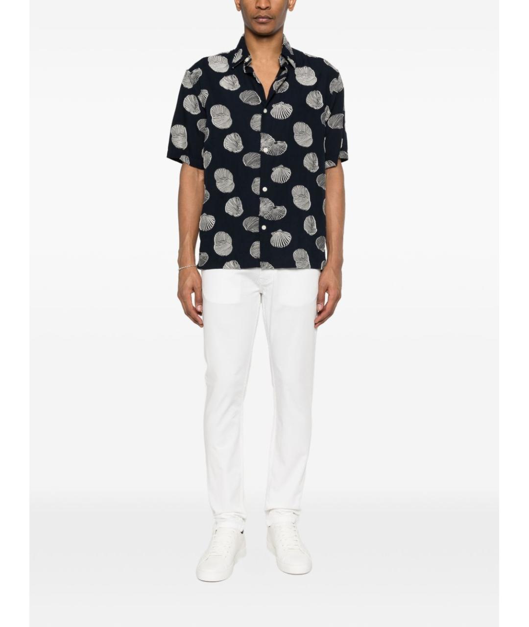 EMPORIO ARMANI Хлопковые прямые джинсы, фото 5