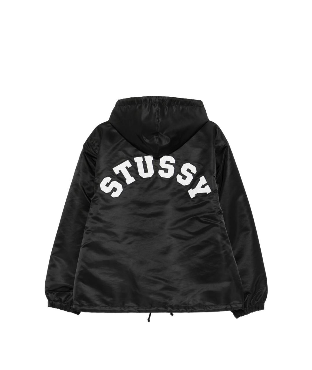 STUSSY Черная полиамидовая куртка, фото 3