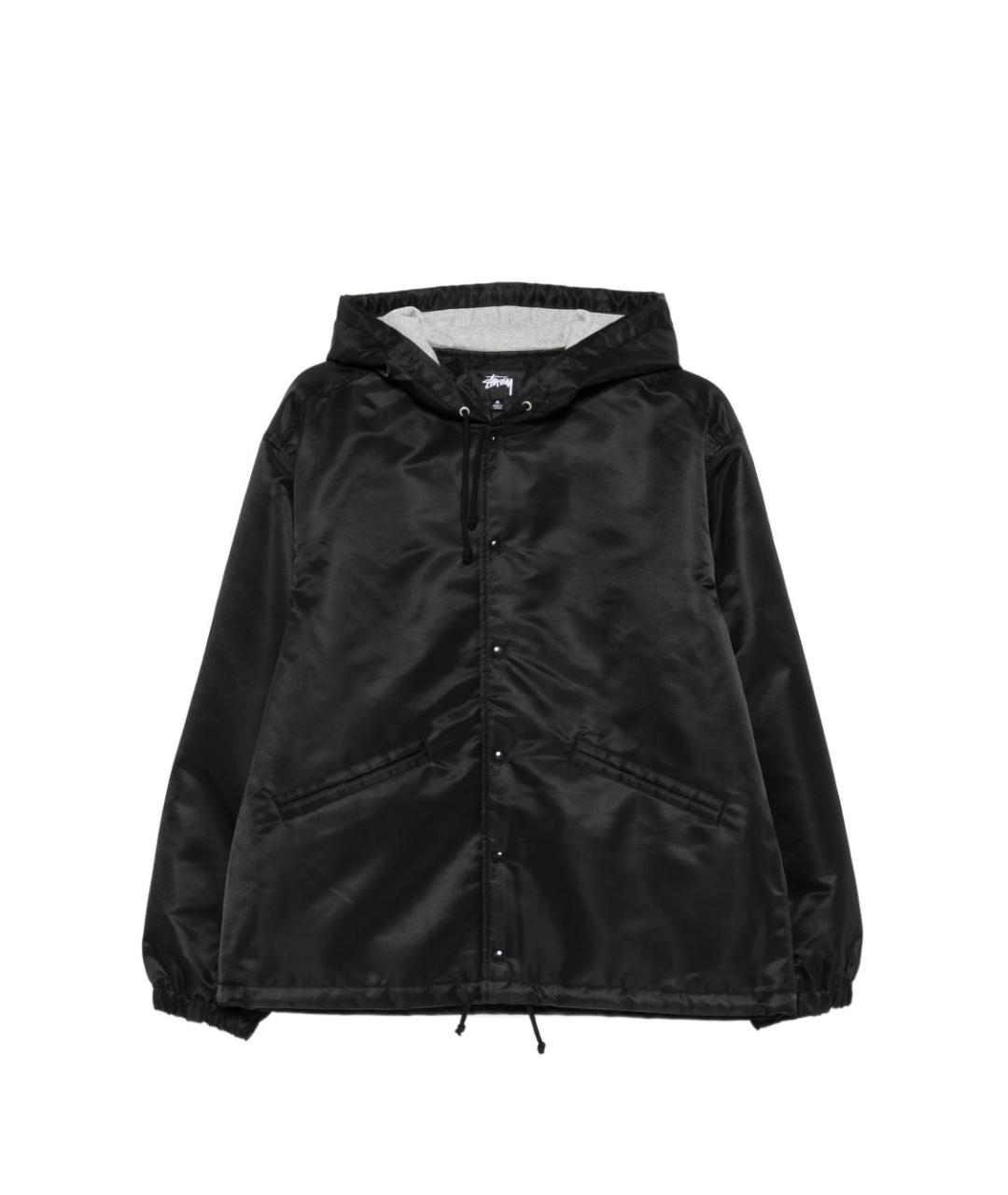 STUSSY Черная полиамидовая куртка, фото 1