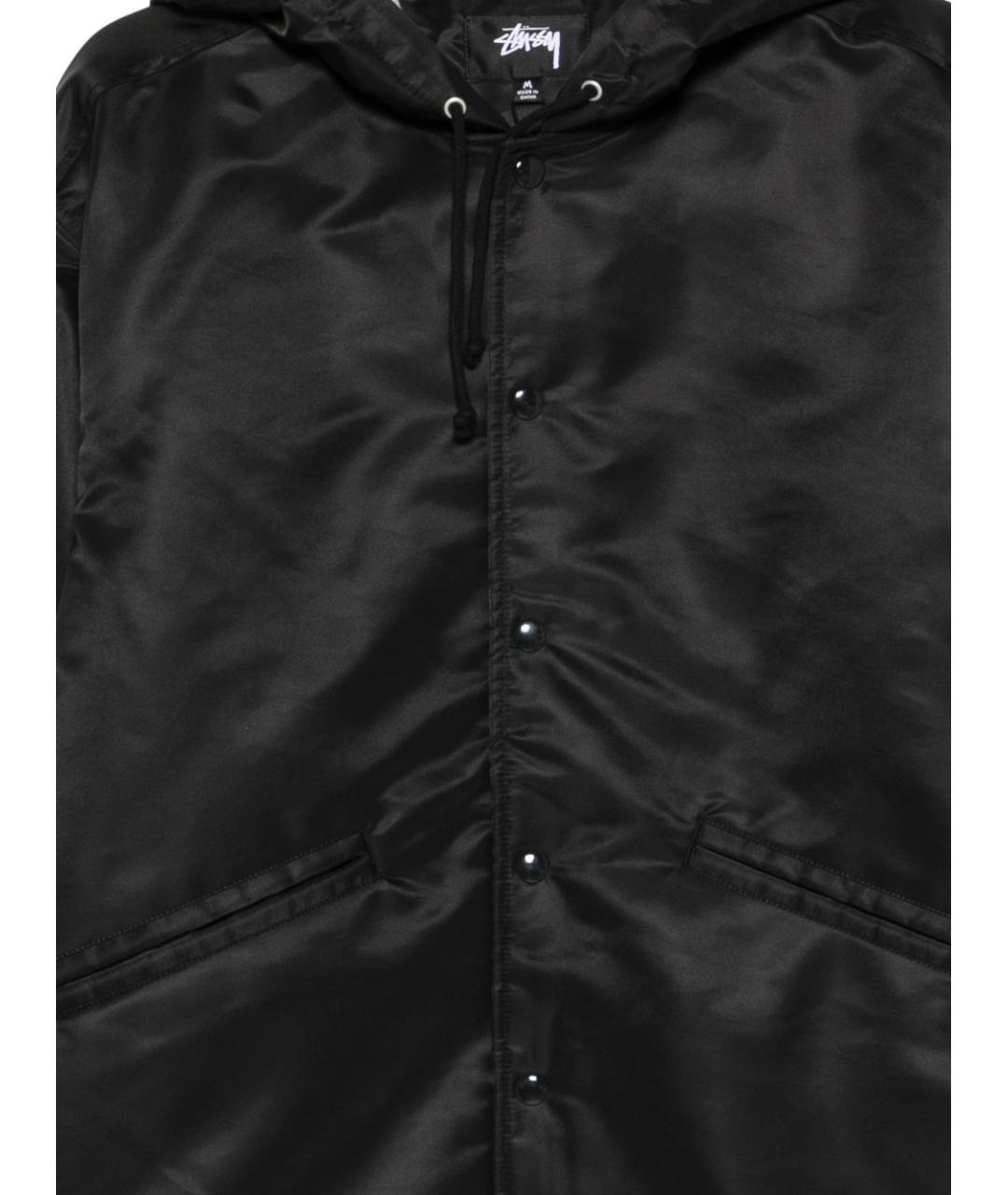 STUSSY Черная полиамидовая куртка, фото 2