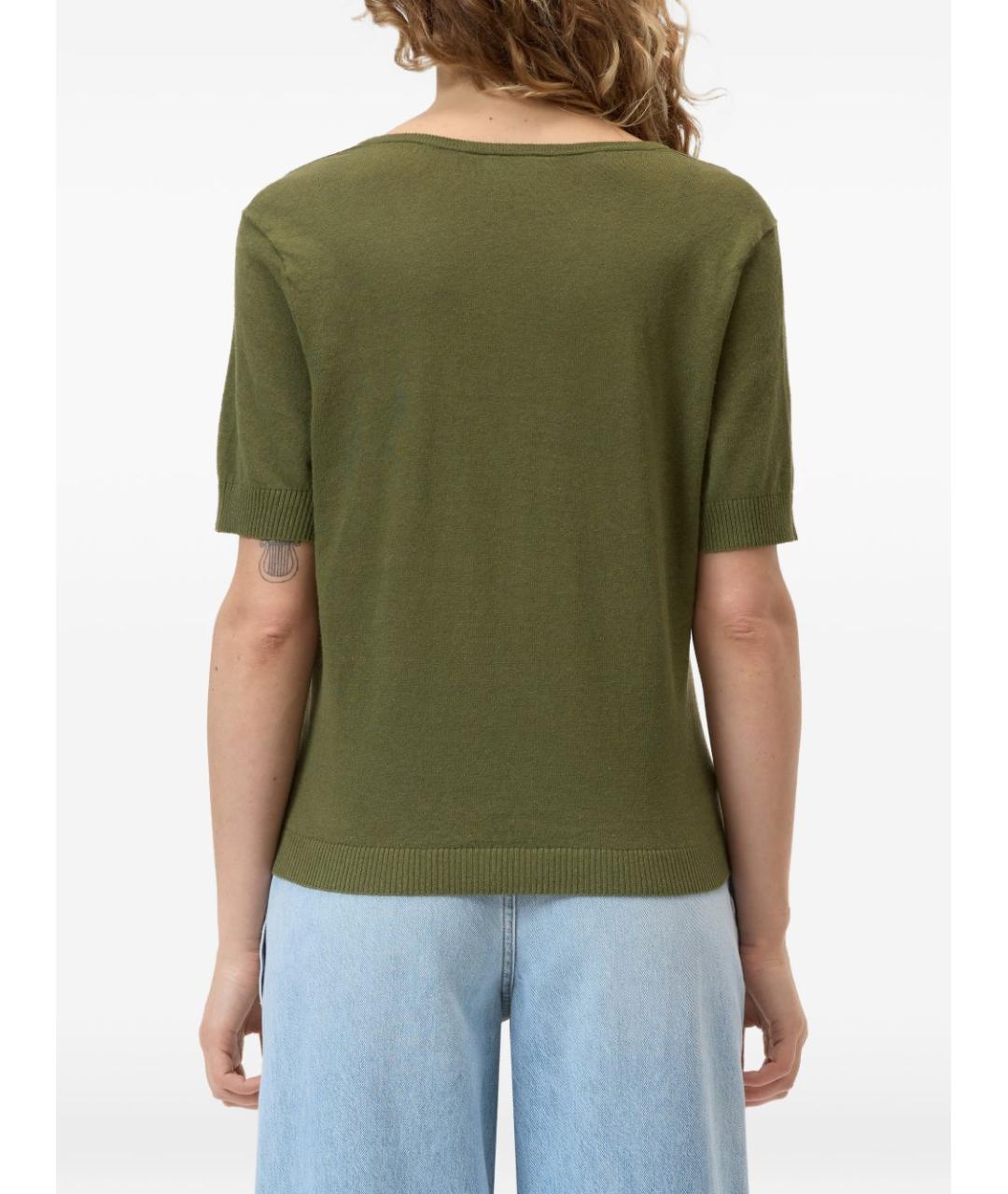 CLOSED Зеленый хлопковый джемпер / свитер, фото 5