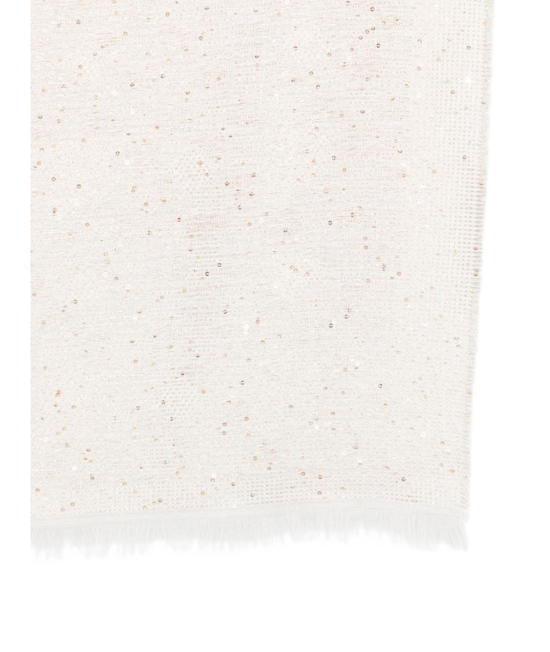 EMPORIO ARMANI Бежевый шарф, фото 3