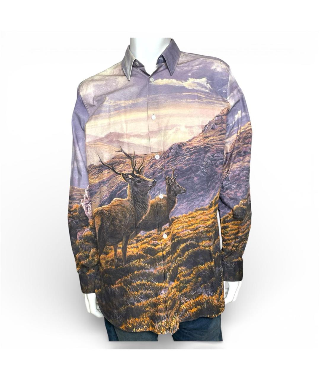 STELLA MCCARTNEY Мульти хлопковая кэжуал рубашка, фото 7