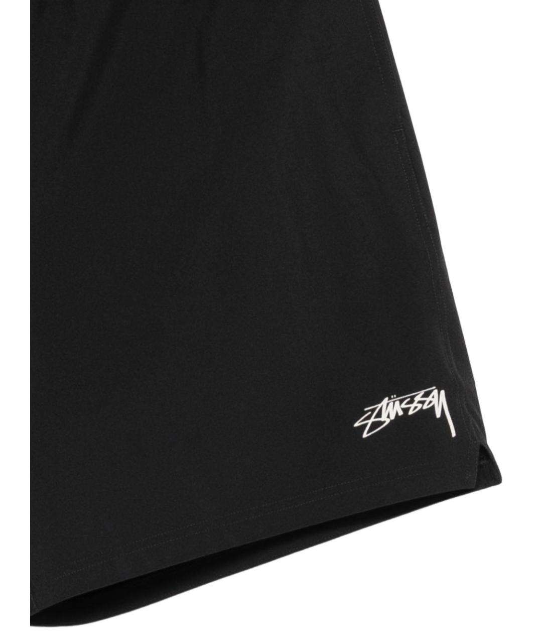 STUSSY Черные полиэстеровые шорты, фото 3