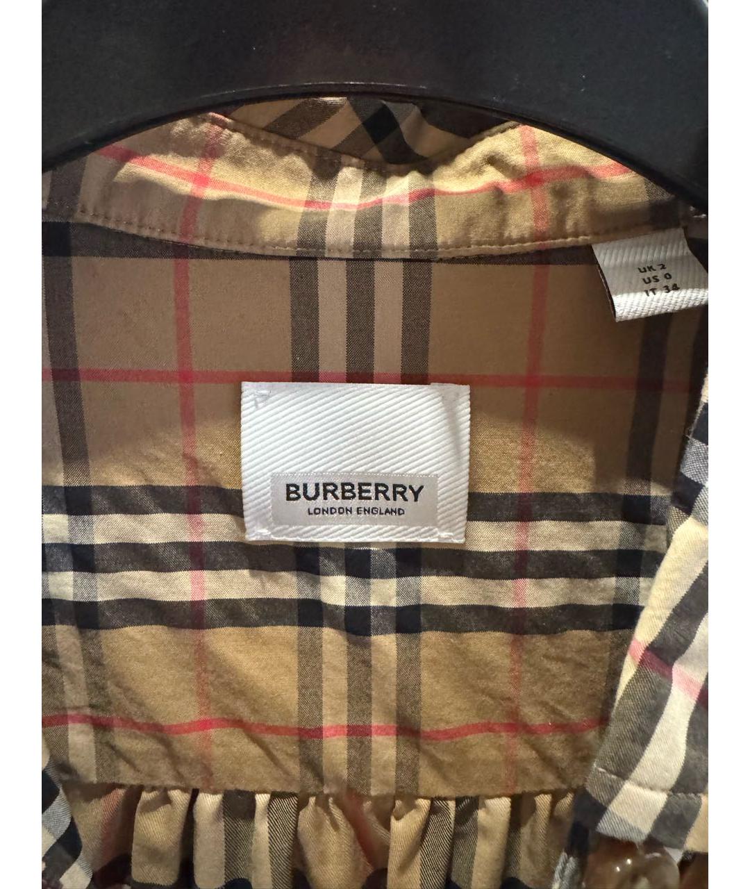 LOUIS VUITTON Бежевое хлопковое повседневное платье, фото 3