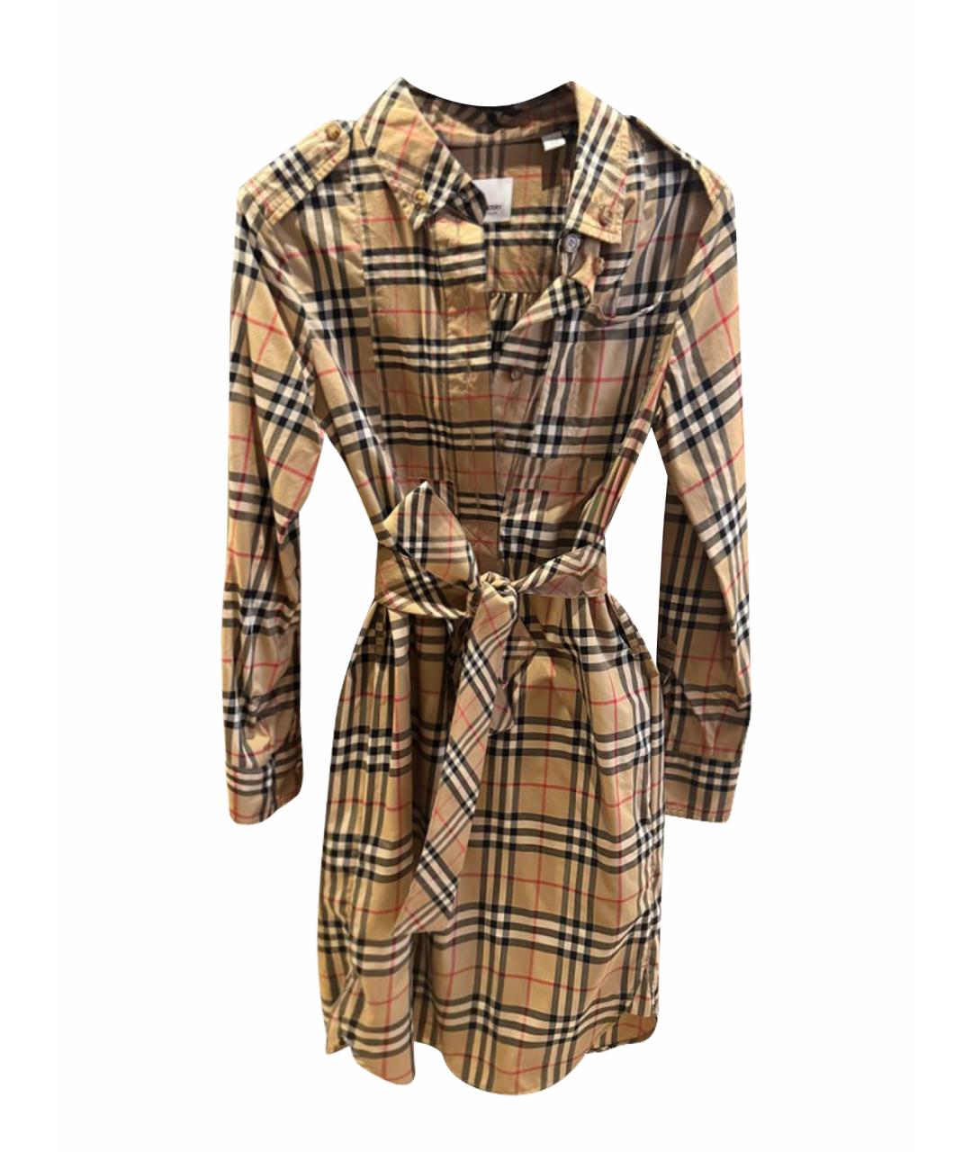 LOUIS VUITTON Бежевое хлопковое повседневное платье, фото 1