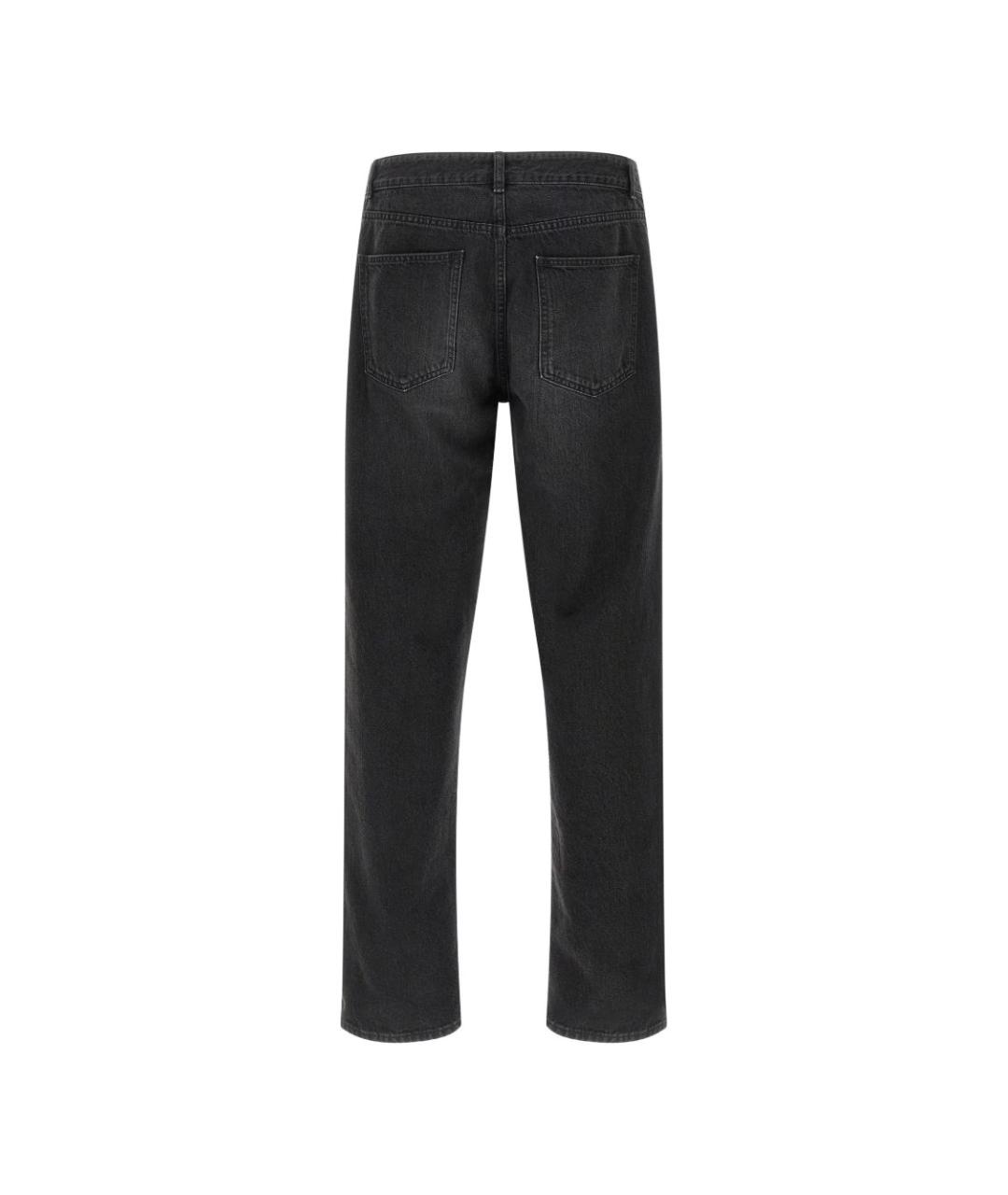 THE ROW Черные хлопковые прямые джинсы, фото 2