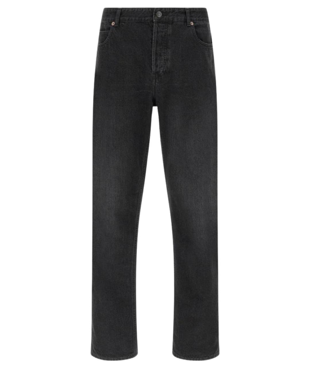 THE ROW Черные хлопковые прямые джинсы, фото 1