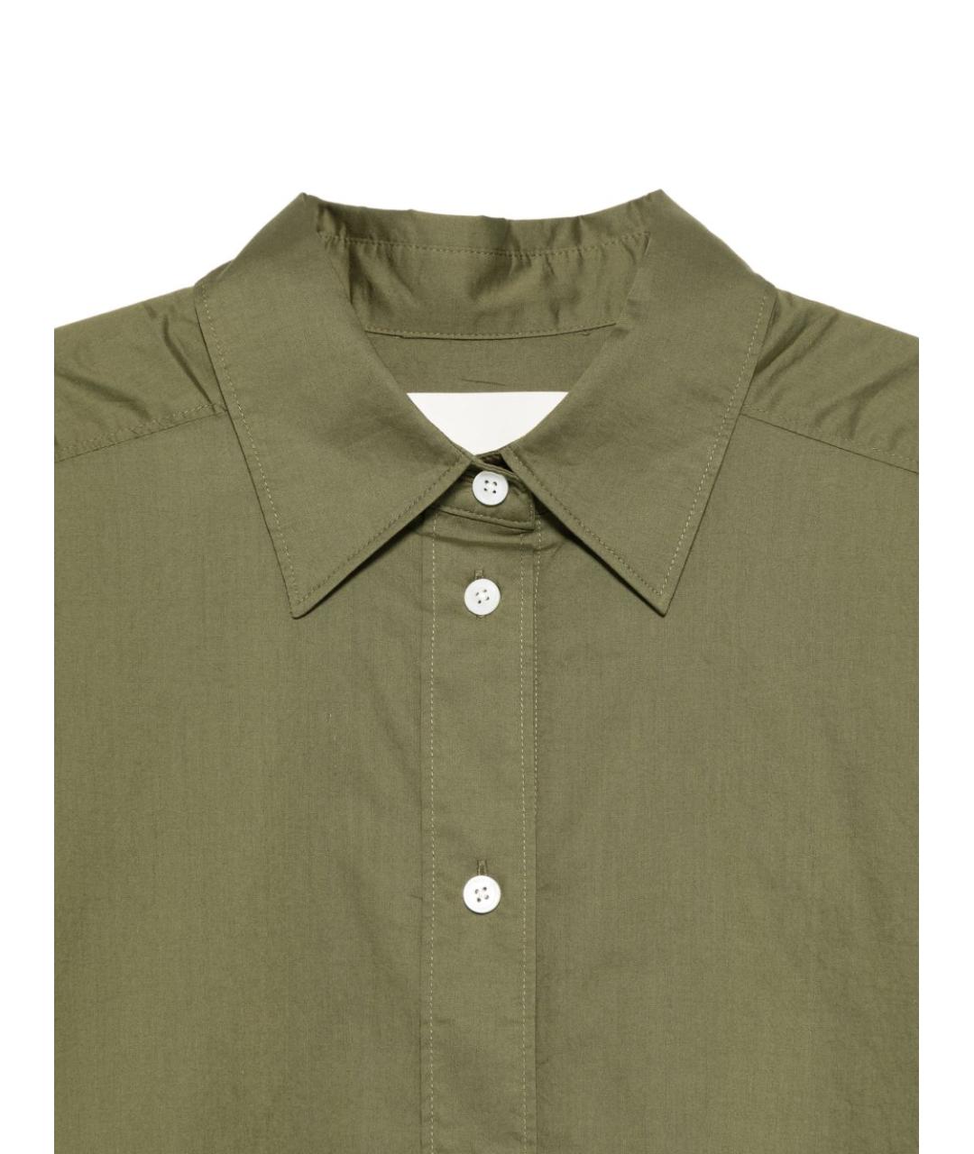 CLOSED Зеленая хлопковая рубашка, фото 2
