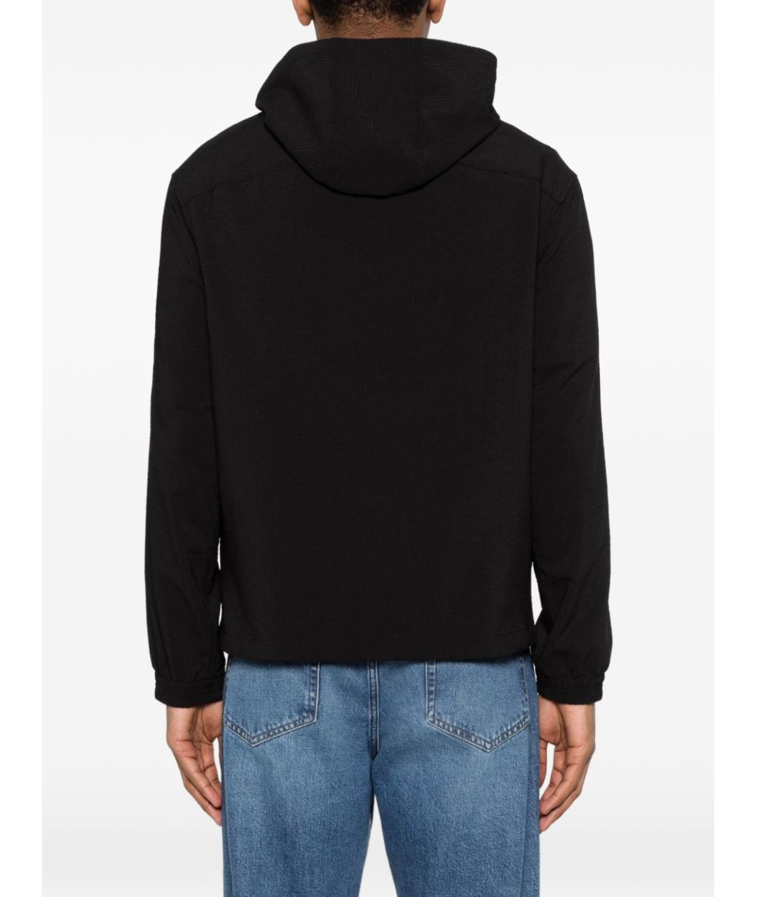 EMPORIO ARMANI Черная полиэстеровая куртка, фото 5