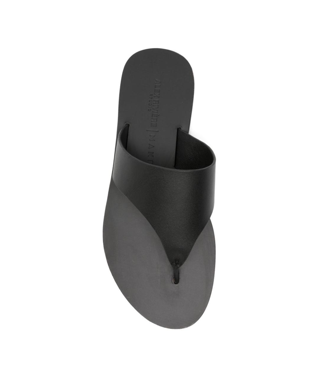 MANEBI Черные сандалии, фото 3