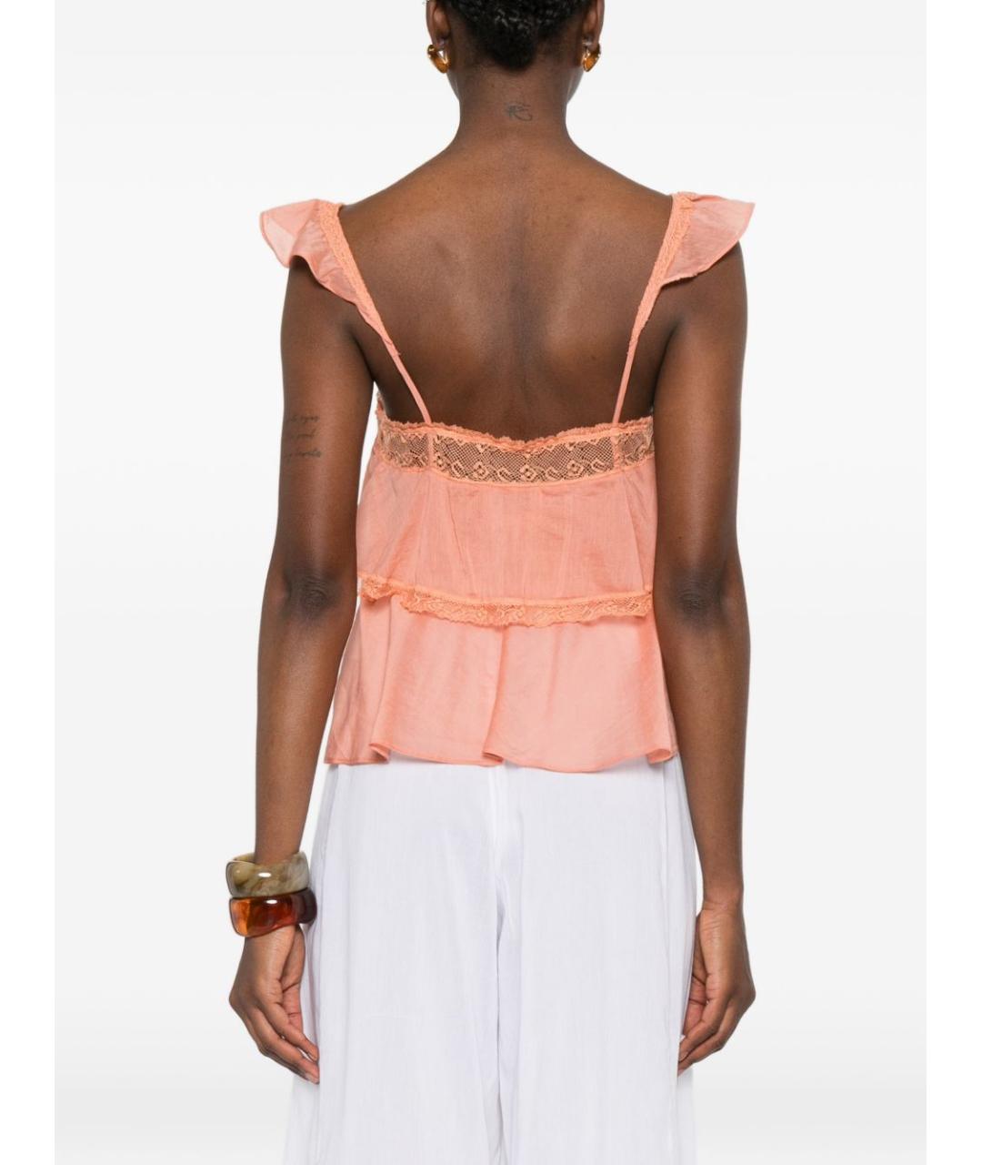 FORTE FORTE Розовая хлопковая майка, фото 5